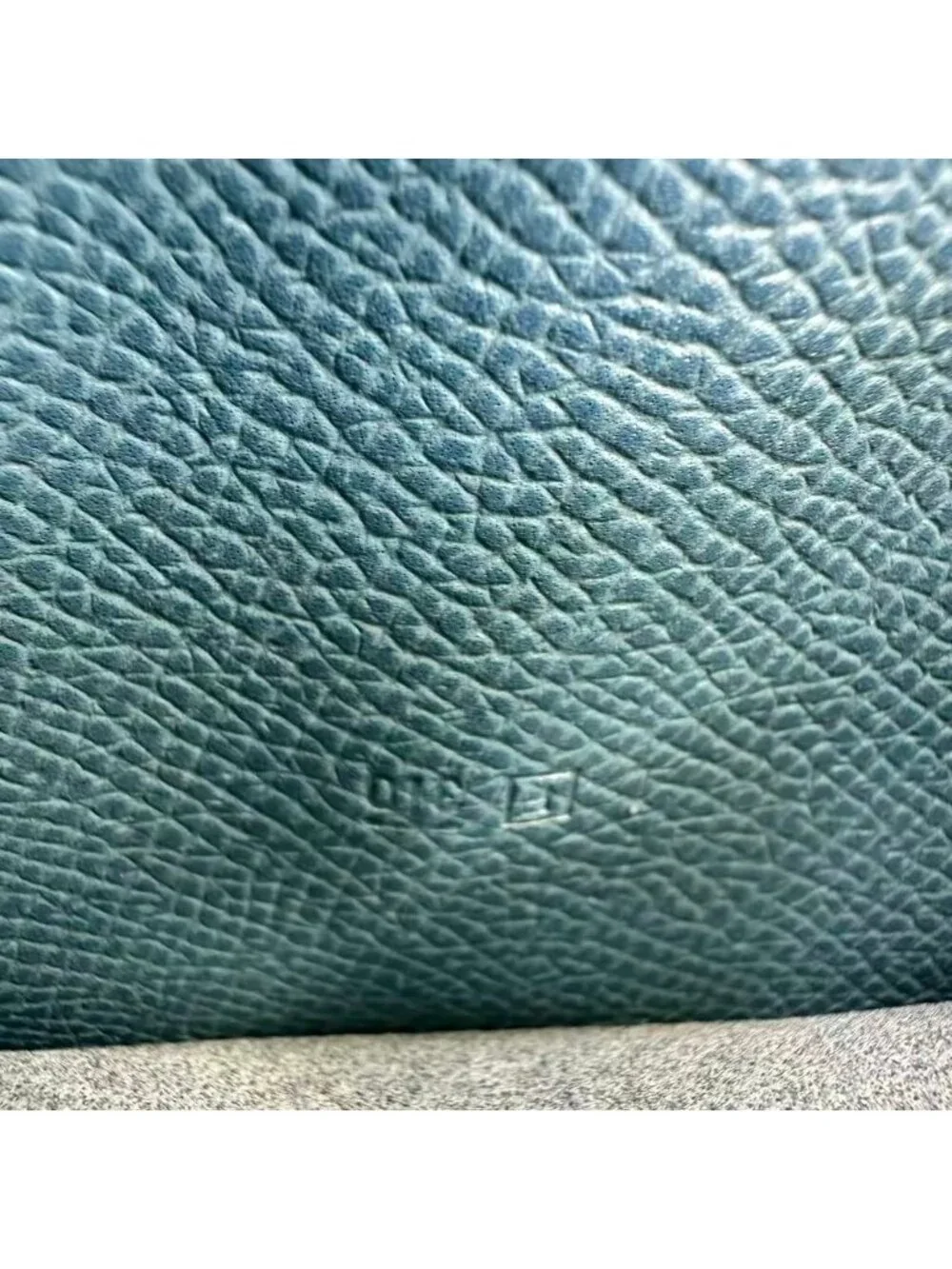 Hermes Notebook Cover Leather Blue Agenda
